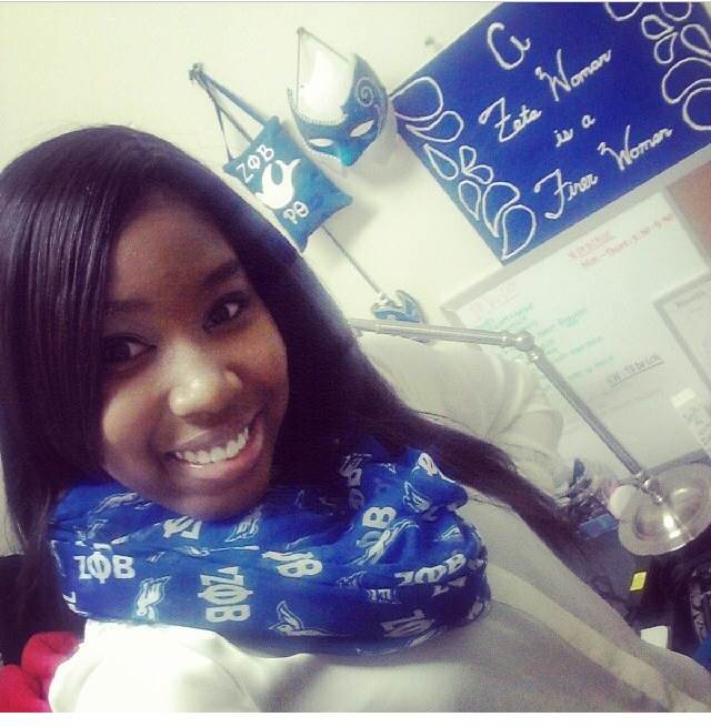 Janell Fontaine, a junior at Rowan University, became one of three ladies to join the infamous Zeta Phi Beta Sorority, Inc. in the fall semester of 2013. - photo-2